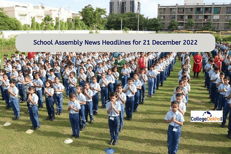 School Assembly News Headlines for 21 December 2022