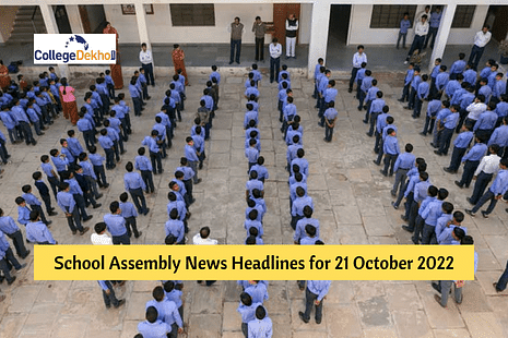 School Assembly News Headlines for 21 October 2022