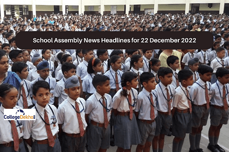 School Assembly News Headlines for 22 December 2022