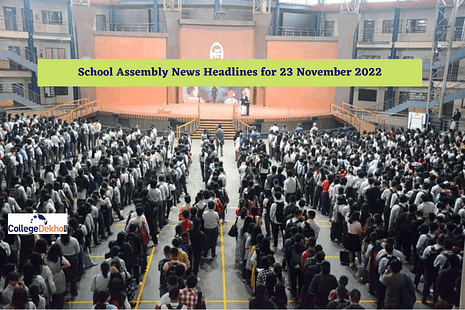 School Assembly News Headlines for 23 November 2022