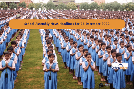 School Assembly News Headlines for 24 December 2022