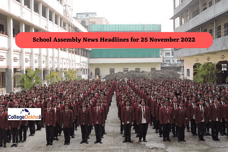 School Assembly News Headlines for 25 November 2022