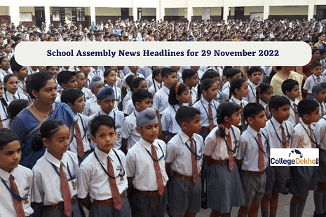 School Assembly News Headlines for 29 November 2022