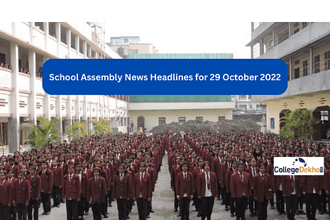 School Assembly News Headlines for 29 October 2022