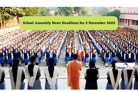 School Assembly News Headlines for 2 November 2022