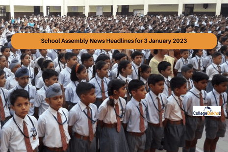 School Assembly News Headlines for 3 January 2023