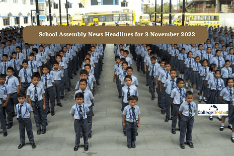 School Assembly News Headlines for 3 November 2022