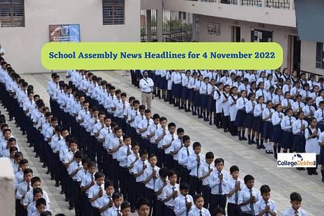 School Assembly News Headlines for 4 November 2022