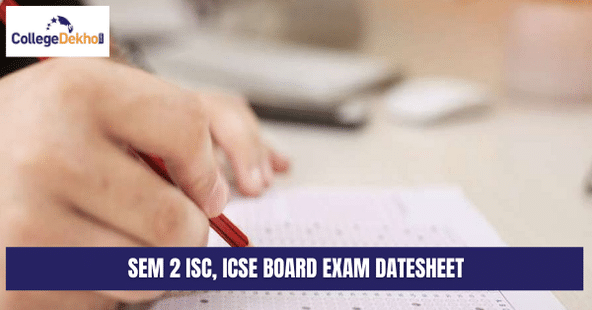 CISCE semester 2 datesheet