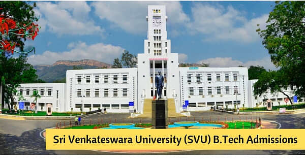 Sri Venkateswara University SVU B.Tech Admissions 2020