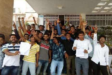Students Demand Rechecking of Exam Result