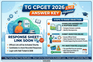TG CPGET 2026 Answer Key LIVE Updates: Response Sheet Link Soon; Steps to Raise Objection
