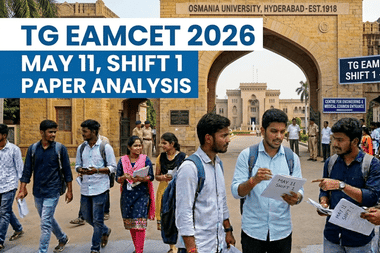 TG EAMCET 2026 May 11 Shift 1 Paper Moderate to Tough: Physics Slightly Tougher than Pervious Shifts