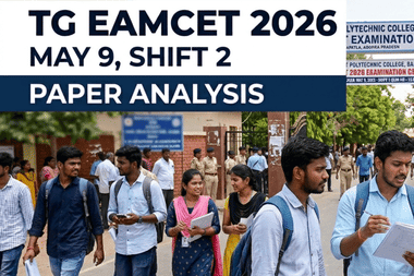 TG EAMCET 2026 May 9 Shift 2 Paper Tough: Students Review Maths as the Toughest; Questions & Topics Asked