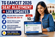 TG EAMCET Seat Allotment 2026 (OUT) LIVE Updates: Phase 1 College-Wise Allotment Link; Seat Acceptance Process