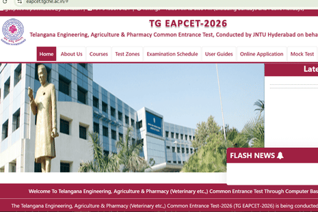 TG EAPCET Application Form 2026 LIVE Updates: Registration from February 18; Photograph Instructions, Syllabus & Weightage details