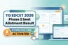 TG EDCET 2026 Phase 2 Seat Allotment Result Download Link Activated