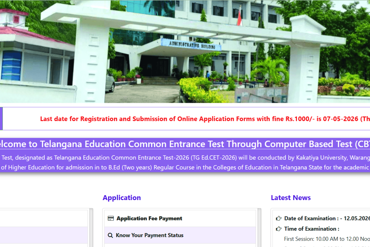 TG EDCET Hall Ticket 2026 OUT: TGCHE activates Download Link