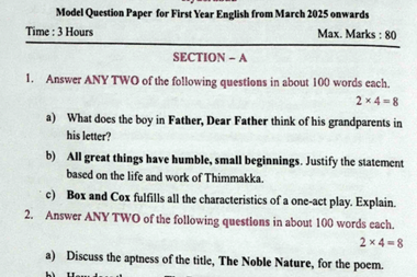 TG Inter 1st Year English Answer Key 2026 LIVE Updates: Student Reviews; Solved Question Paper
