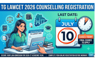 TG LAWCET 2026 Counselling Registration Closes Today on July 10: Will there be Extension in Official Date?