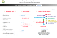 TG LAWCET College List 2025 for Web Options Released: Total intake and fee details