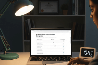 TG LAWCET 2025 వెబ్ ఆప్షన్లకు కళాశాలల జాబితా విడుదల, ఫీజు వివరాలు అందుబాటులో
