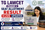 TG LAWCET Phase 1 Seat Allotment Result (OUT) LIVE Updates: Release Time; Reporting Process