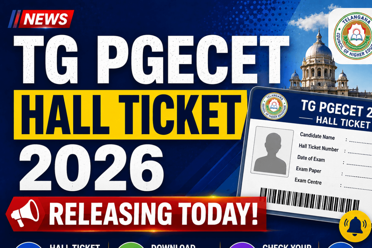 TG PGECET 2026 Hall Ticket Postponed to May 22: Exam date revised