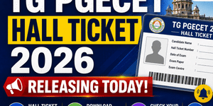 TG PGECET 2026 Hall Ticket Postponed to May 22: Exam date revised