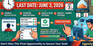 TG POLYCET 2026 Web Options Last Date June 3: Last chance to fill college options