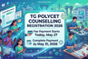 TG POLYCET Counselling Registration 2026 Begins: Pay Processing Fee and Book Slot Now