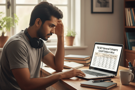 TG SET General Category Cutoff 2025 Subject-Wise