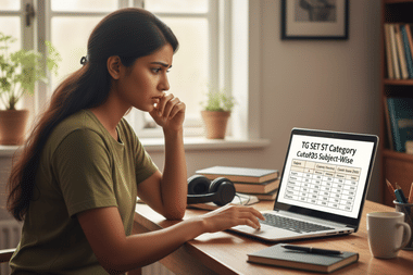 TG SET ST Category Cutoff Marks 2025 Subject-Wise