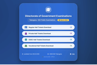 TG SSC Hall Ticket 2026 (OUT) Live Updates: BSE Telangana activates download link; Check here