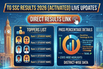 TG SSC Results Link 2026 (ACTIVATED) Live Updates: Toppers List & Pass Percentage Details