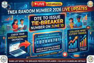 TNEA Random Number 2026 (OUT) Live Updates: Tie-Breaker Number RELEASED; College-wise Cutoff Trends