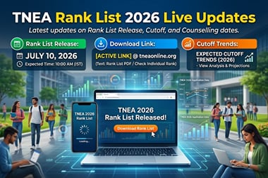 TNEA Rank List 2026 (OUT) Live Updates: PDF Download Link Activated ...