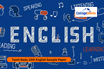 Tamil Nadu Class 10 English Sample Paper 2024-25