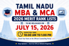 TN MBA & MCA Rank List 2026 Release Time Trends: Last 3-Year Analysis