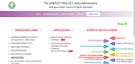 TS LAWCET Web Options 2023 (Image Credit: TSCHE Official website)