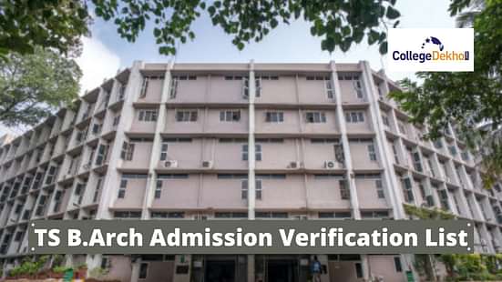 TS B.Arch Admission Verification List 2020