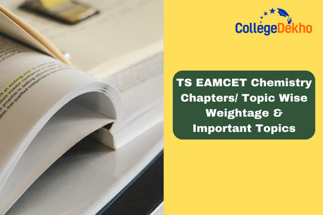 TS EAMCET Chemistry Weightage Chapter Wise 2024