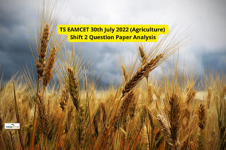 TS EAMCET 30th July 2022 (Agriculture) Shift 2 Question Paper Analysis, Answer Key, Solutions