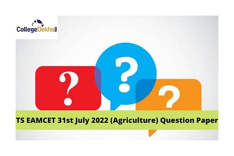 TS EAMCET 31st July 2022 (Agriculture) Question Paper