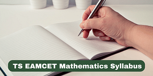 TS EAMCET Mathematics Syllabus 2024