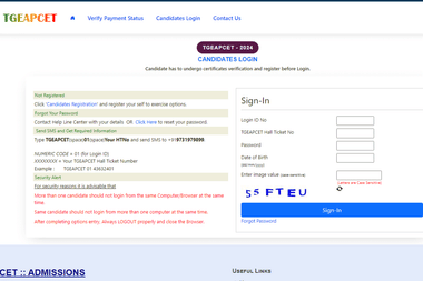 TS EAMCET Seat Allotment Result 2024 LIVE Updates