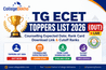 TG ECET Toppers List 2026 (OUT) LIVE: Counselling Expected Date; Rank Card Download Link & Cutoff Ranks