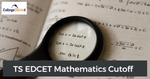 TS EDCET Mathematics Cutoff