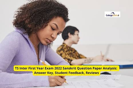 TS Inter First Year Exam 2022 Sanskrit Question Paper Analysis: Answer Key, Student Feedback, Reviews