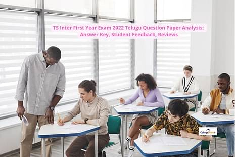 TS Inter First Year Exam 2022 Telugu Question Paper Analysis: Answer Key, Student Feedback, Reviews